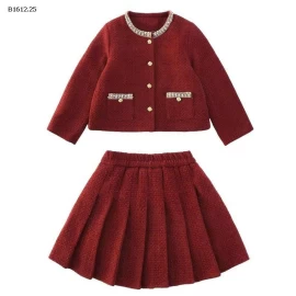 SET VÁY DẠ CHO BÉ GÁI 5 - sỉ 370k