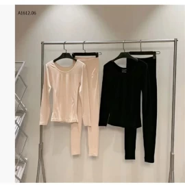 BỘ GIỮ NHIỆT NỮ TÚI GIẤY QUẢNG CHÂU SIÊU CO GIÃN - sỉ 65k