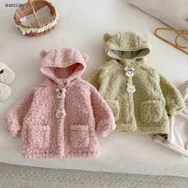 ÁO KHOÁC LÔNG TAI GẤU CUTE- sỉ 223k