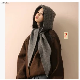 MŨ LEN LIỀN KHĂN QUÀNG NỮ - sỉ 140k