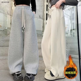 QUẦN NỈ XẺ GẤU lót lông cừu size đại CHO BÉ -Giá sỉ 270k