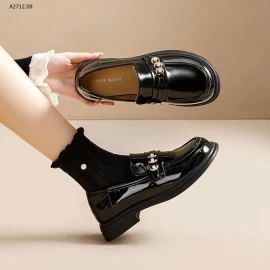 Loafer Exull da bóng mix hạt châu nhân tạo - sỉ 400k