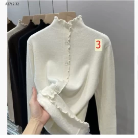 ÁO LEN CỔ BÈO  - sỉ 151k