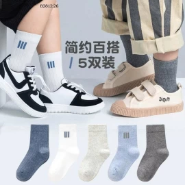 Set 5 đôi cotton cho bé yêu- giá sỉ 103k/set 5 đôi tất 