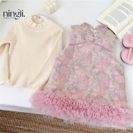 VÁY HÁN PHỤC BÉ GÁI NINH LỆ -Giá sỉ  váy 268k áo 125k 