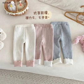 Quần legging nỉ hình thỏ cho bé gái- giá sỉ 138k