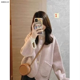 ÁO KHOÁC LEN NỮ PHONG CÁCH HÀN QUỐC  - sỉ 205k
