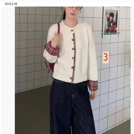 ÁO LEN PHỐI TAY KẺ- sỉ 195k