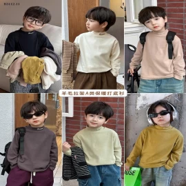 ÁO GIỮ NHIỆT CHO BÉ AMBB-Giá sỉ  sz 90-150 : 102k Sz 160 : 115k Sz 170 : 128k