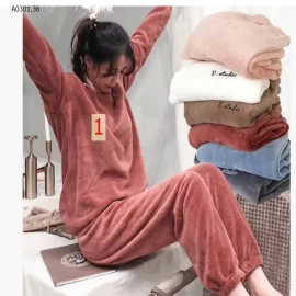 Gom sale bộ nỉ san hô siu siu ấm nhẹ  -sỉ 110k