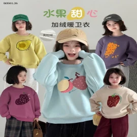 Áo nỉ lót lông cừu cho bé gái hiệu Tutu Little Elephant-Giá sỉ  sz 100-160 : 218k sz 170 : 235k