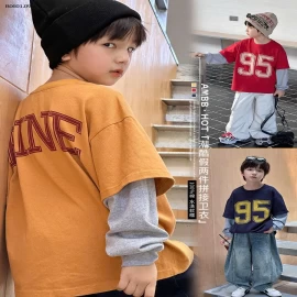 ÁO THUN DÀI TAY  AMBB CHO BT-Giá sỉ  sz 90-150 : 175k sz 160 : 188k sz 170 : 203