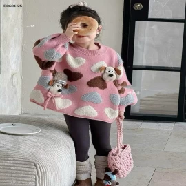 ÁO LEN TRÁI TYM CÚN BG-sỉ 215k