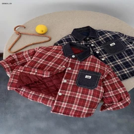 ÁO KHOÁC KẺ CARO LEE CHO BÉ  YÊU-Giá sỉ 256k