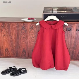 Váy đỏ cotton trẻ em  nhà Elmo Baby Kids  AMBB CHO BG  -Giá sỉ size 90-150 : 182 sz 160 : 198k sz 170 : 215k