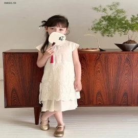 Váy sườn xám Hanfu Tiên Nữ  nhà Elmo Baby Kids  AMBB CHO BG -Giá sỉ size 90-150 : 257k sz 160 : 277k sz 170 : 298k