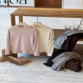 ÁO GIỮ NHIỆT BÉ GÁI AMBB-Giá sỉ  sz 90-150: #145k sz 160: #161k sz 170: #173k