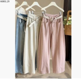 QUẦN JEAN ỐNG RỘNG CHO NỮ ANNA- sỉ 315k