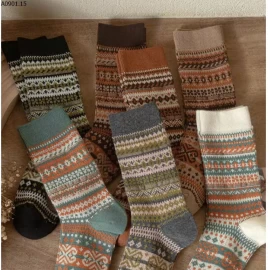 SET 7 ĐÔI TẤT THỔ CẨM TUTU CHO NỮ-sỉ 66k/set 7 đôi mix màu