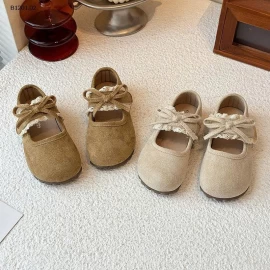 GIÀY DA LỘN MIX REN BG- Giá sỉ 21-25   125k 26-33  140k