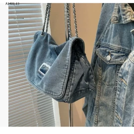 TÚI DENIM DÂY XÍCH PHONG CÁCH HÀN QUỐC - sỉ 207k