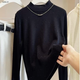 ÁO LEN NHŨ CỔ LỌ MIX DÂY CHUYỀN ANNA - sỉ 183k