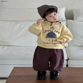 Bộ áo dày dặn cho bé trai -Giá sỉ như sau  Áo  : 174k Quần : 160k