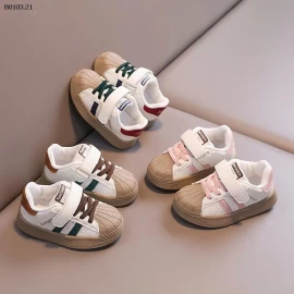 GIÀY THỂ THAO QUAI DÁN 2 SỌC- sỉ 21-25: 140k 26-30: 150k 