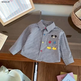 ÁO SƠ MI MICKEY KẺ CARO BT - sỉ 149k