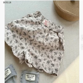 SHORT THÔ VIỀN HOA ADBABY 6201-Giá sỉ 142k