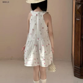 ĐẦM HOA HỒNG CỔ YẾM - sỉ 192k