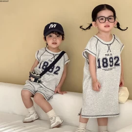 COUPLE 1892 XÁM sỉ bộ=váy 155k