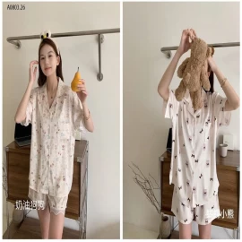 BỘ NGỦ PIJAMA CỘC TAY DỄ THƯƠNG- sỉ 215k