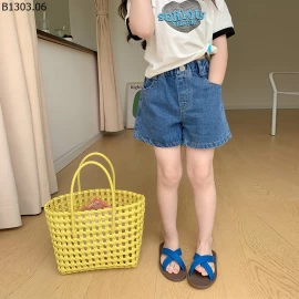 QUẦN SHORT JEAN AMBB CHO BÉ GÁI Giá sỉ 90-150: 127k sz 160: : 138k