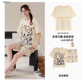 BỘ MẶC NHÀ NỮ KÈM BRA - sỉ 250k