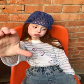 ÁO THUN KẺ MỎNG DÀI TAY BG Giá sỉ 162k