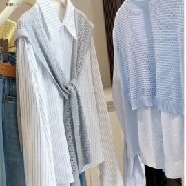 ÁO SƠ MI KÈM KHĂN ANNA  - sỉ 220k
