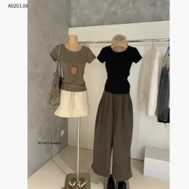 ÁO THUN CỘC TAY W.G.W.E - sỉ 179k