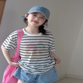 ÁO THUN GIẤY KẺ NGANG giá sỉ 162k