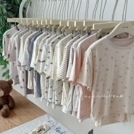 BỘ MẶC NHÀ CHO BÉGiá sỉ size 90-120: 126k               Size 130-160: 158k