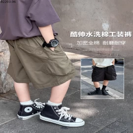 Quần cargo trẻ em 100% cotton  Elmo Baby gia si sz 90-150--- G.i.á 153k sz 160--- G.i.á 165k  sz 170--- G.i.á 180k