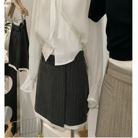 QUẦN GIẢ VÁY SỌC DỌC LAYER  - sỉ 203k