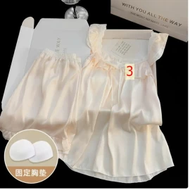 BỘ NGỦ KÈM ĐỆM NGỰC CHO NỮ - sỉ 172k