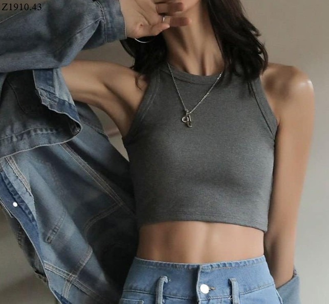 ghi đậm croptop