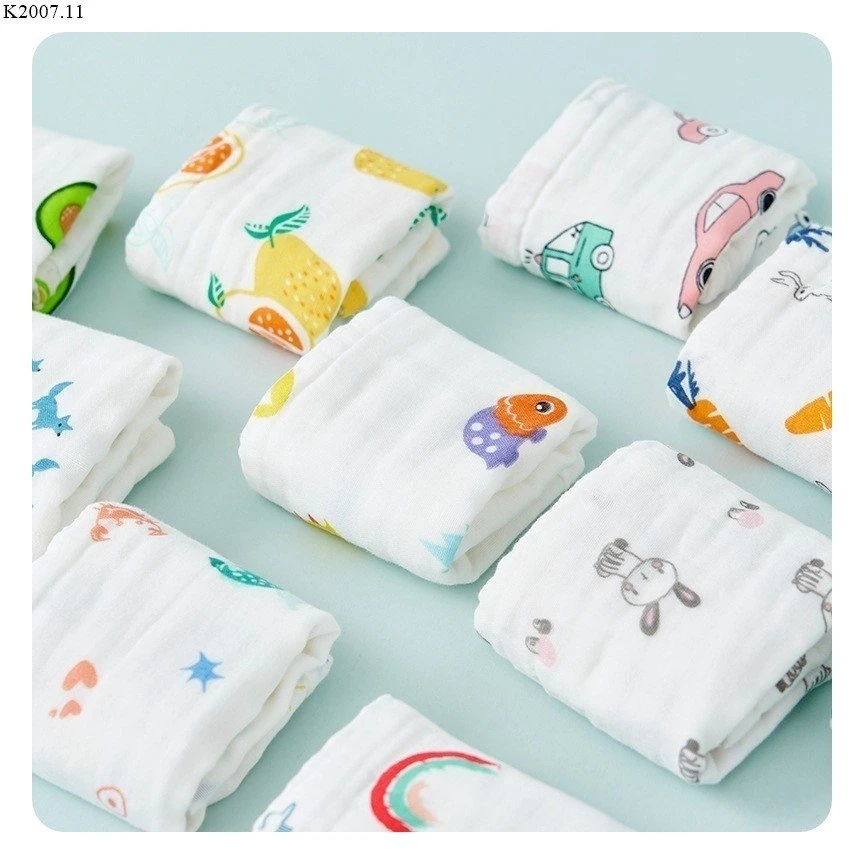 SET10 KHĂN SỮA SỢI TRE MUSLIN