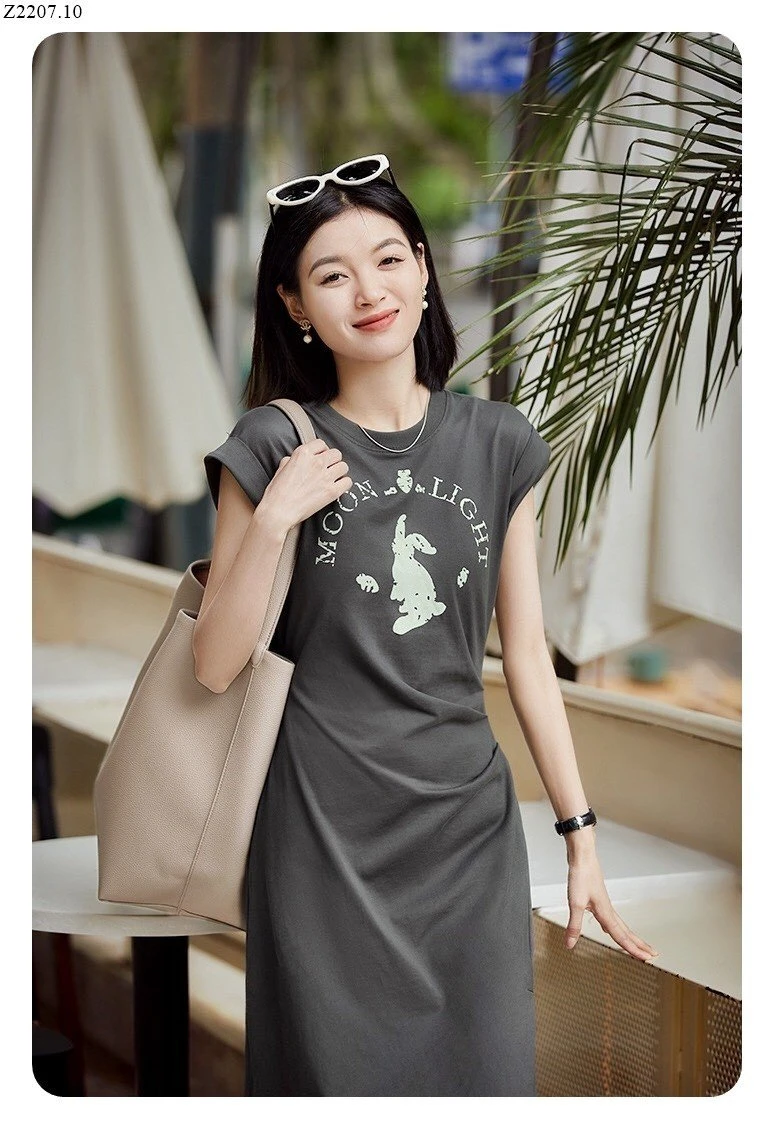 Váy cotton tay hến Si 212k/1 chiếc