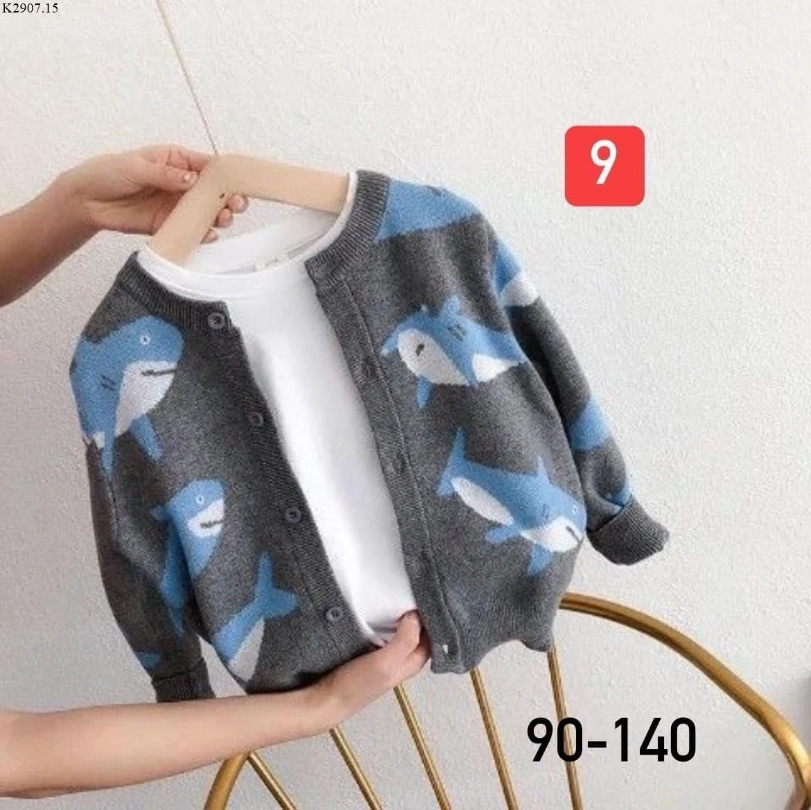 ÁO KHOÁC CARDIGAN BÉ  Si 118k/1 chiếc