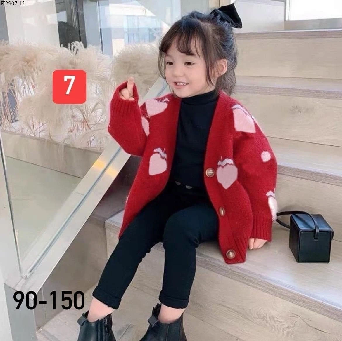 ÁO KHOÁC CARDIGAN BÉ  Si 118k/1 chiếc