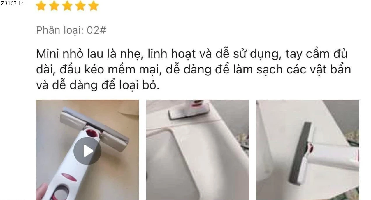 Cây cây lau mini cầm tay tự vắt Si 60k/1 set