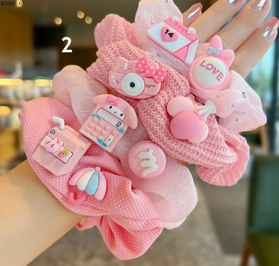 SET 4 DÂY BUỘC TÓC CUTE si 39k/1 set 4 chiếc